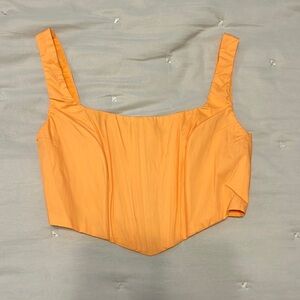 Princess Polly Orange Corset Top